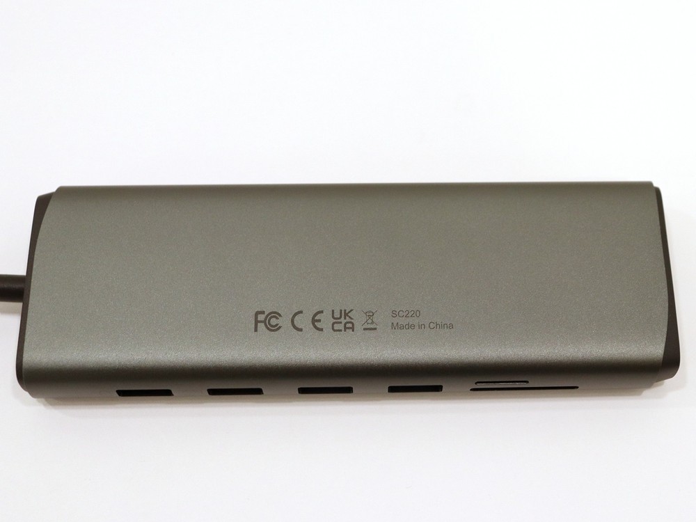 SSK 13-in-1 Type-C Multi-Function Docking Station SC220 (Silver) - Refurbished