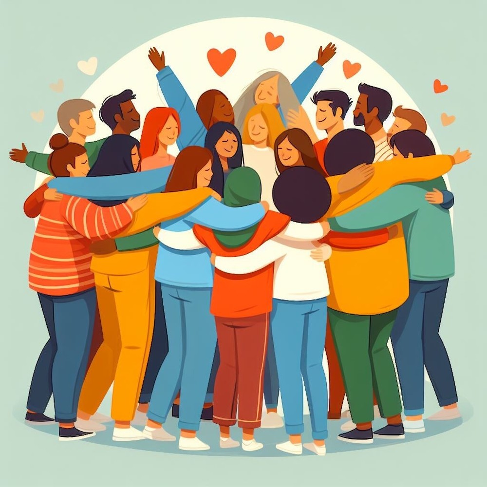 Unique Electronic Hug Sticker (Donate me)