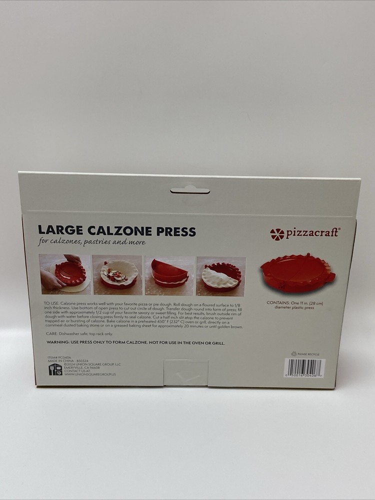 Pizzacraft Large 11 in Diameter Calzone Press