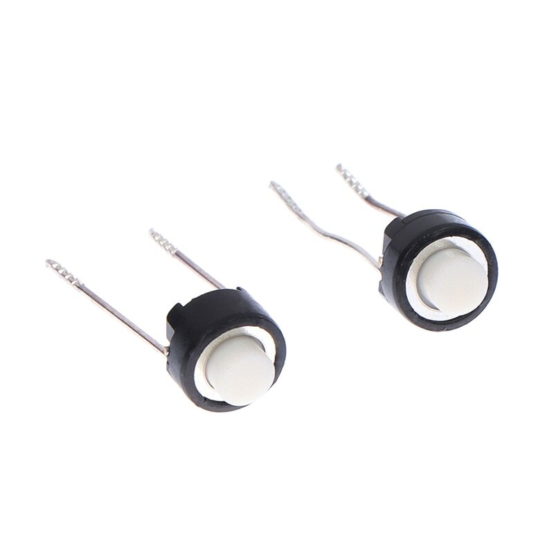 10pcs 6x6x5 2 Pin PCB Momentary Tactile Tact Push Button DIP Micro Switch White