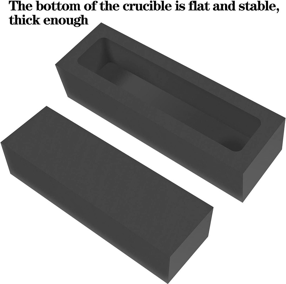 2KG Graphite Ingot Mold for Melting Casting Refining Gold Silver Brass Metal