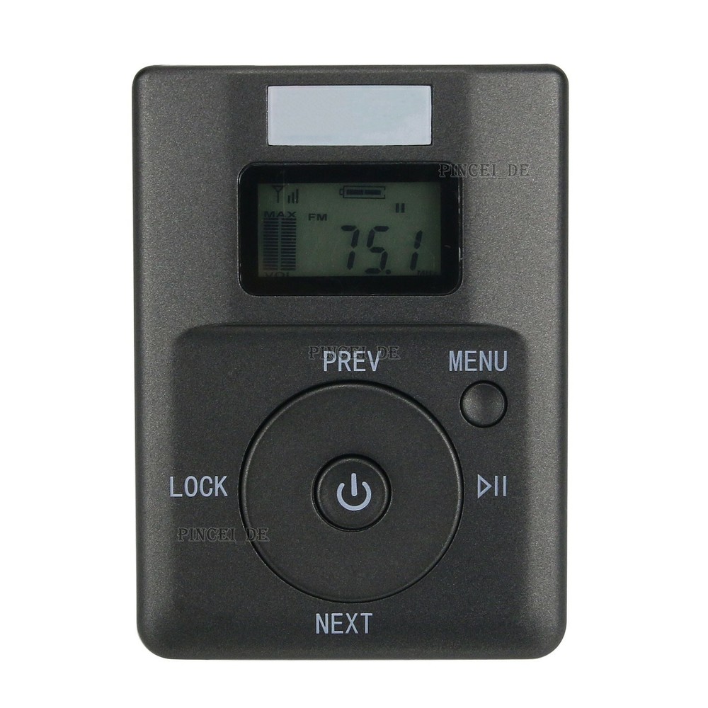 HRD-831 Portable FM Transmitter Broadcast w/ Mic 500M Transmitting Support TF