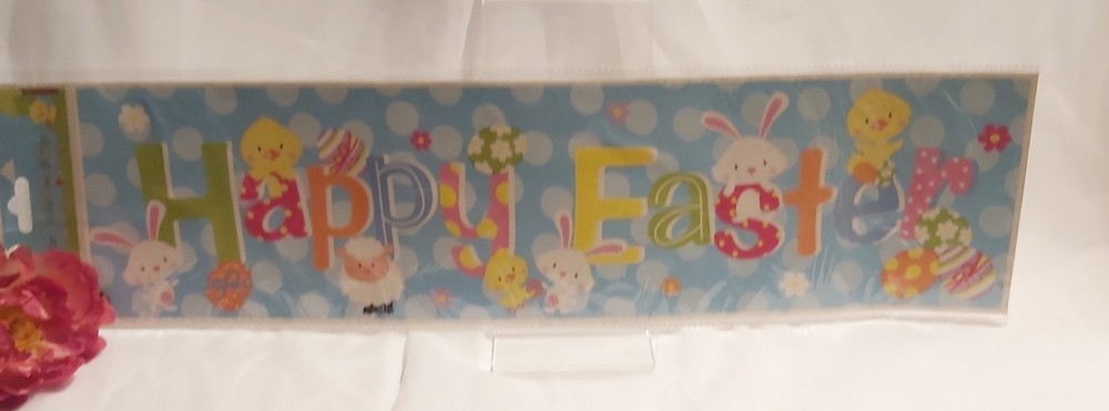 Happy Easter Decorative Celebration Banner New