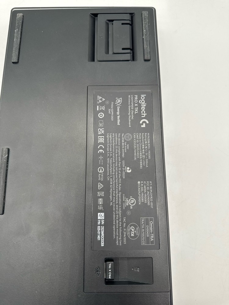 Logitech G PRO X TKL Lightspeed Wireless Gaming Keyboard - Black