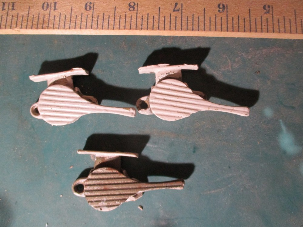 3 Antique / Vintage Window Sash Locks or shutter latches