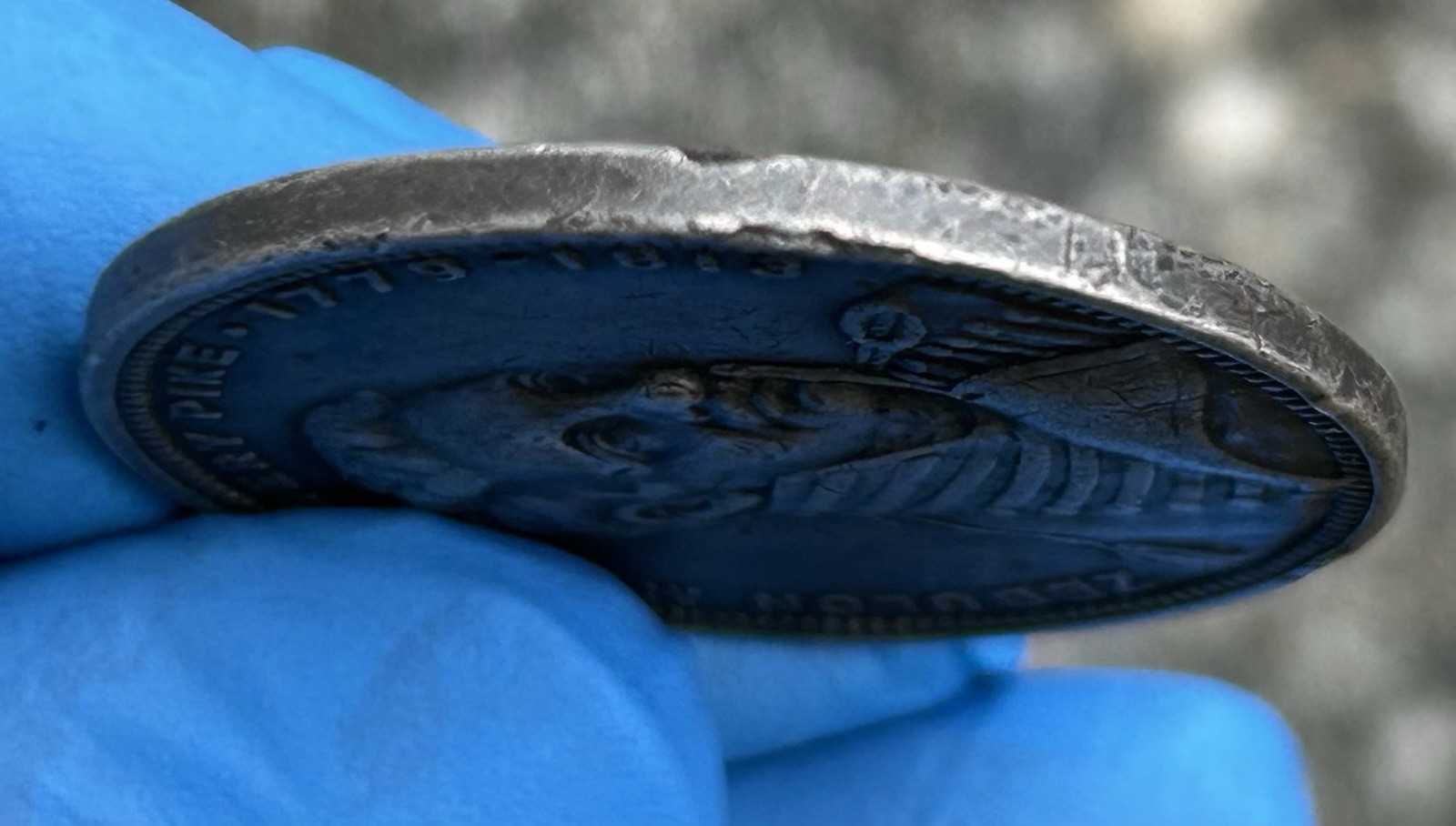 1806-1906 Pike’s Peak Southwest Expedition Colorado Springs Silver Medal US Mint