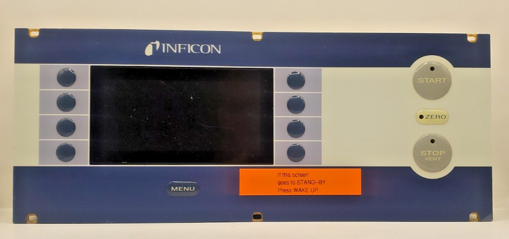 INFICON HELIUM LEAK DETECTOR RACK MOUNT CONTROLLER PANEL│551-101