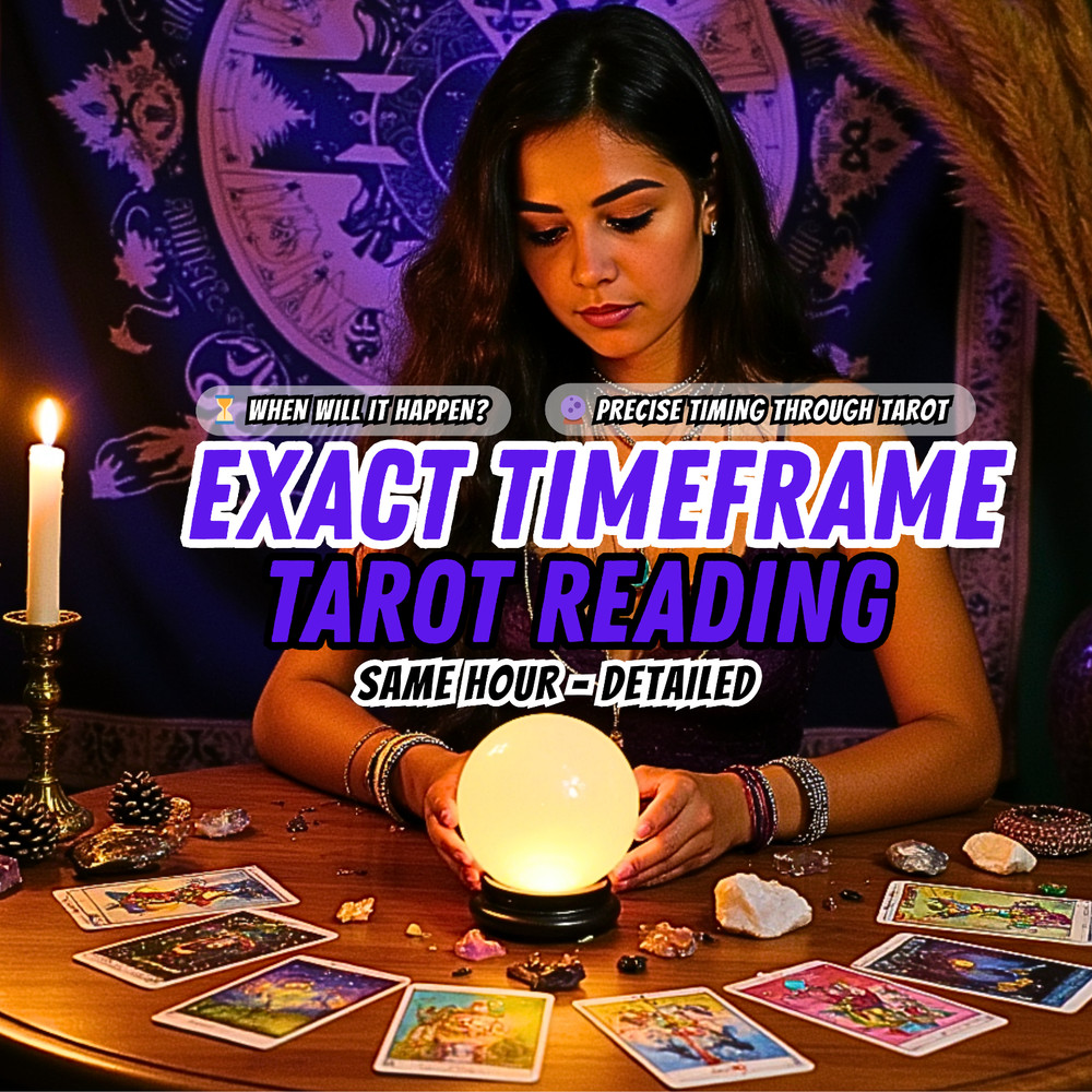 Exact Time Frame Reading, Same Day Tarot Reading, Same Hour Psychic Reading