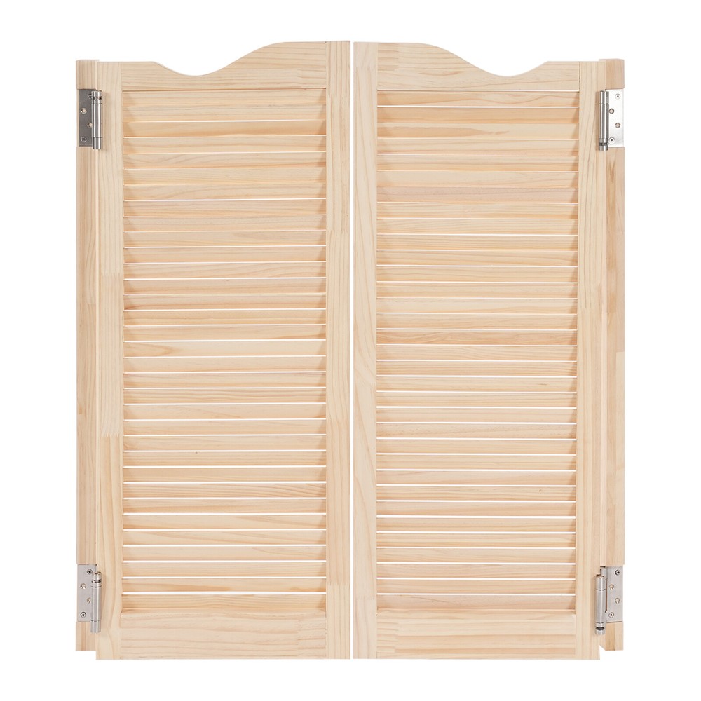 Wall-Mounted Double Half Door Double-hinged Café Door With Hinges
