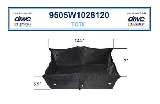 REPLACEMENT TOTE BAG ROLLATOR DRIVE MEDICAL