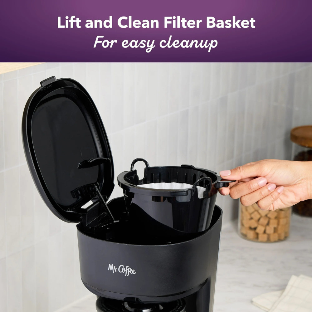 Mr. Coffee 12-Cup Programmable Coffee Maker Black - MMX Brew Now or Delay Brew