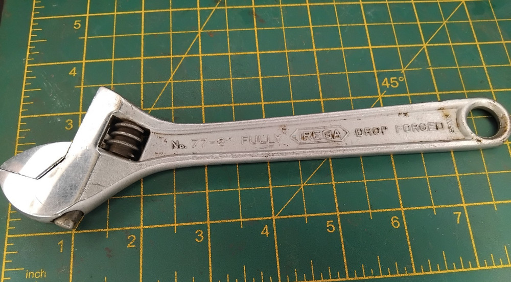 Vintage Irega 8" Toolkit Adjustable Spanner PX09N21165