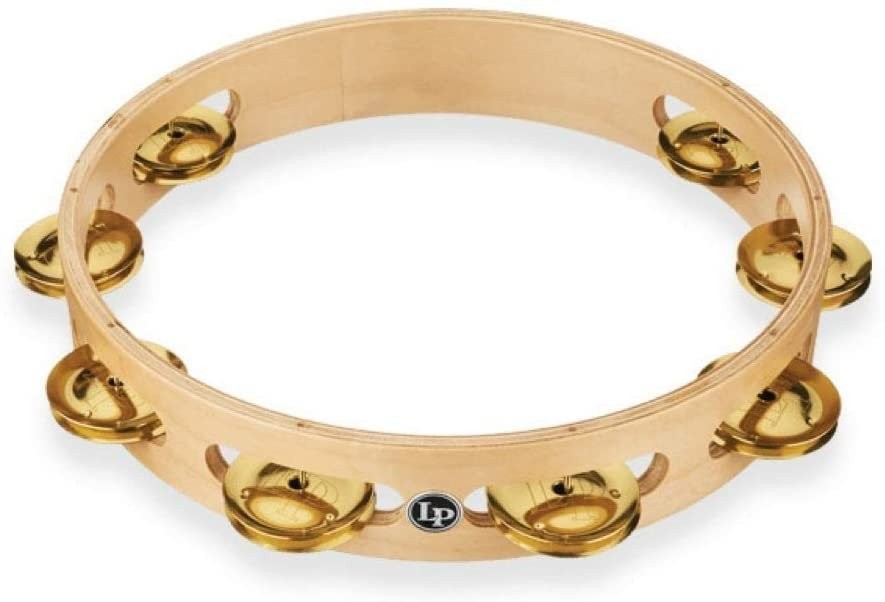PRO 10 SINGLE ROW TAMBOURINE-BRASS