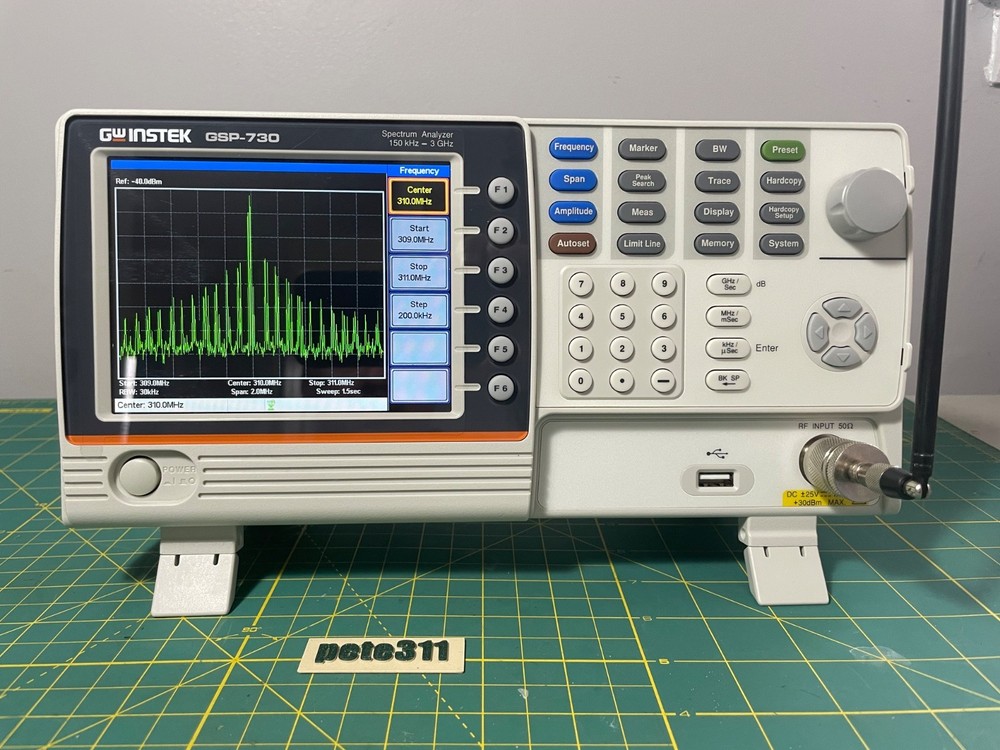 GW Instek GSP-730 Benchtop Spectrum Analyzer