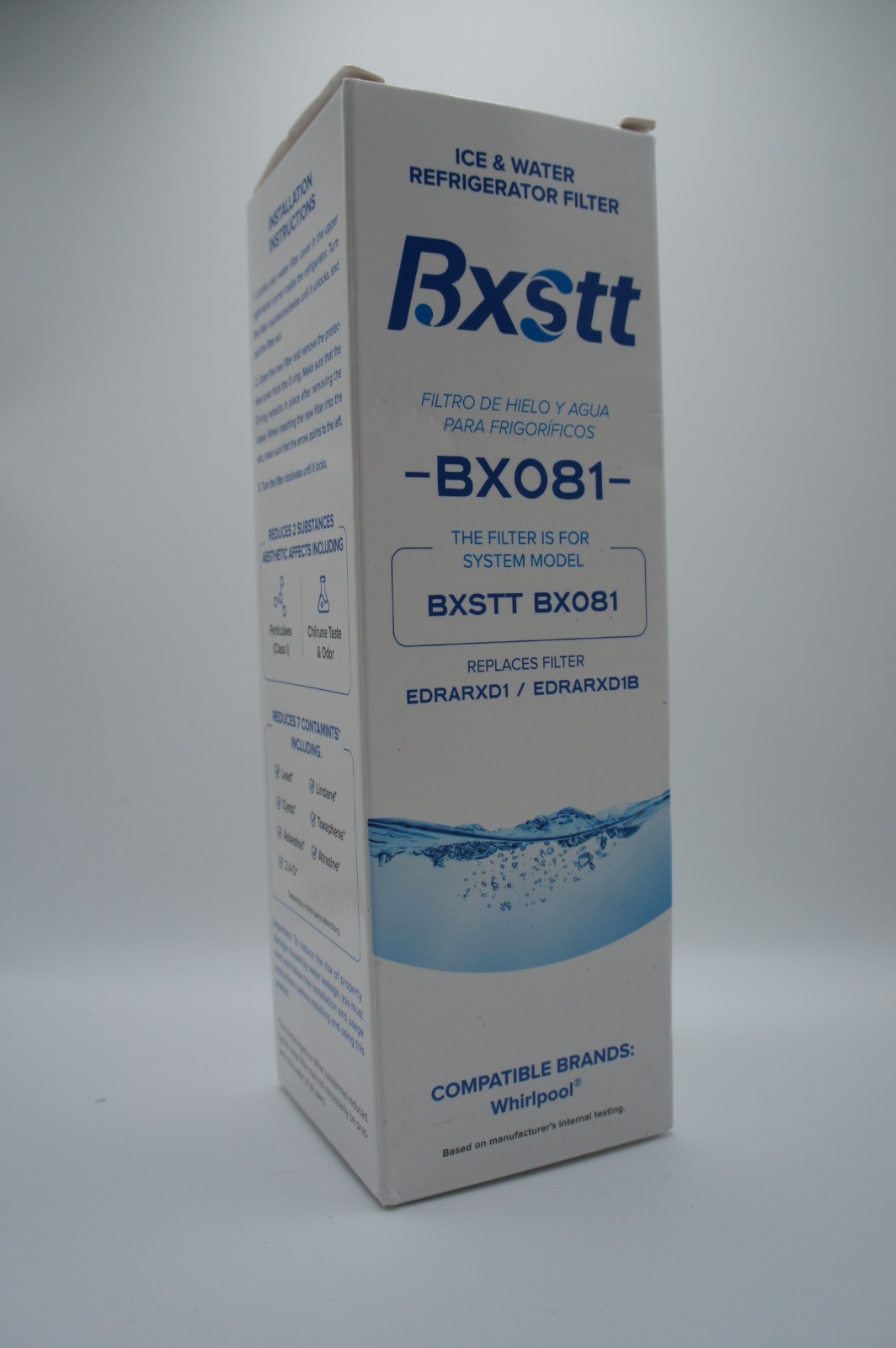 EDRARXD1 Refrigerator Water Filter Compatible with Whirlpool, 1 Pack