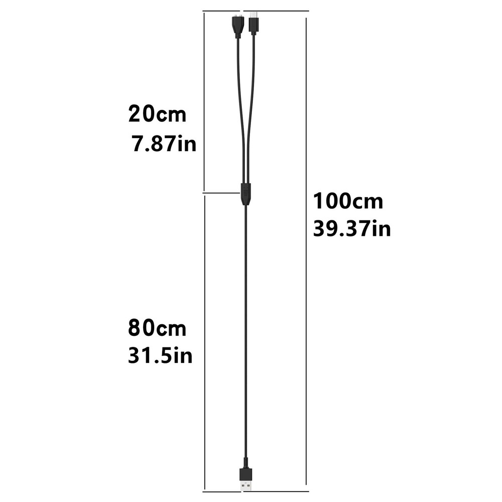 2-in-1 Magnetic USB-C Charging Cable Fast for Jugbow Training Collar Device
