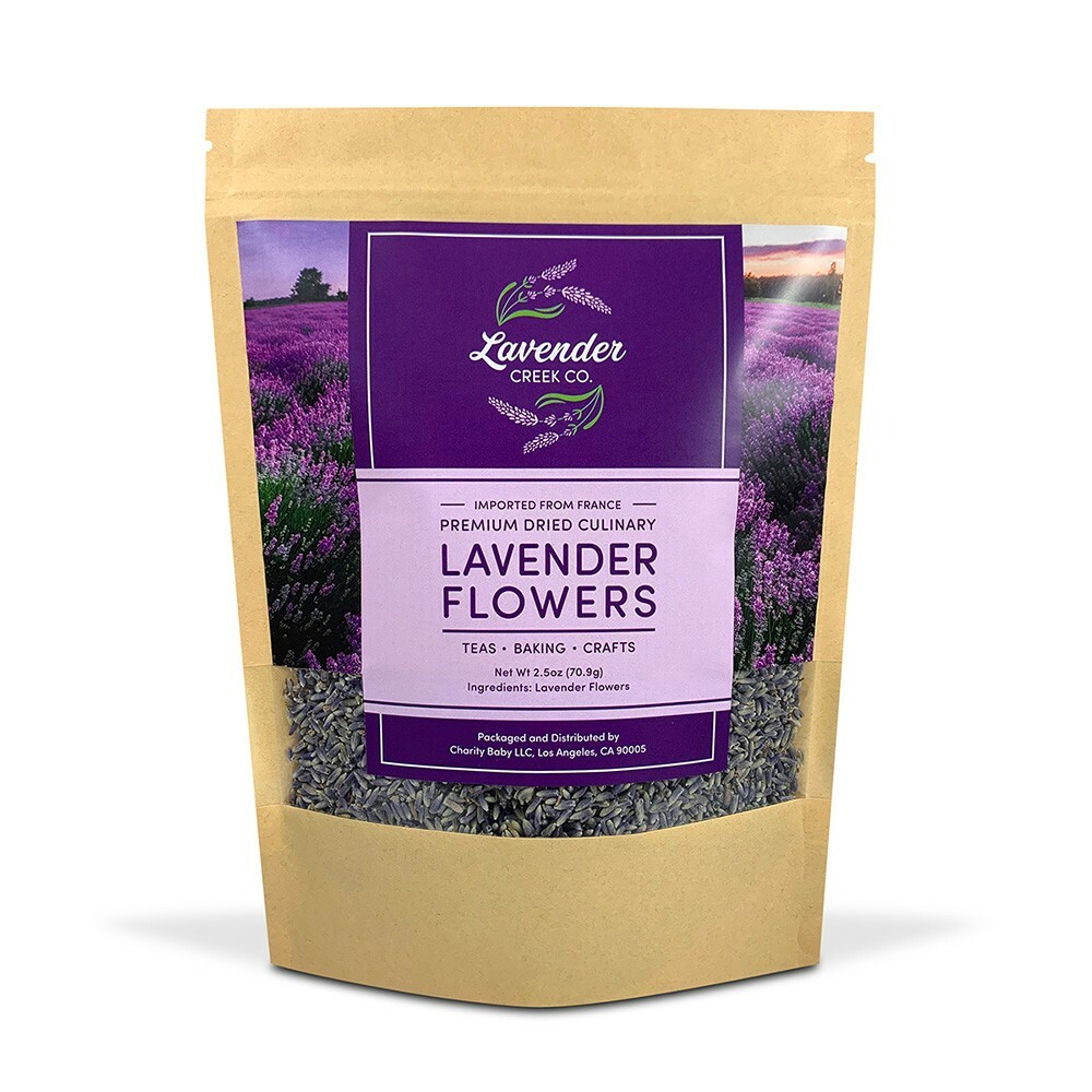 Dried Lavender Flower Buds - Culinary Grade Herb for Tea, Baking, Crafts