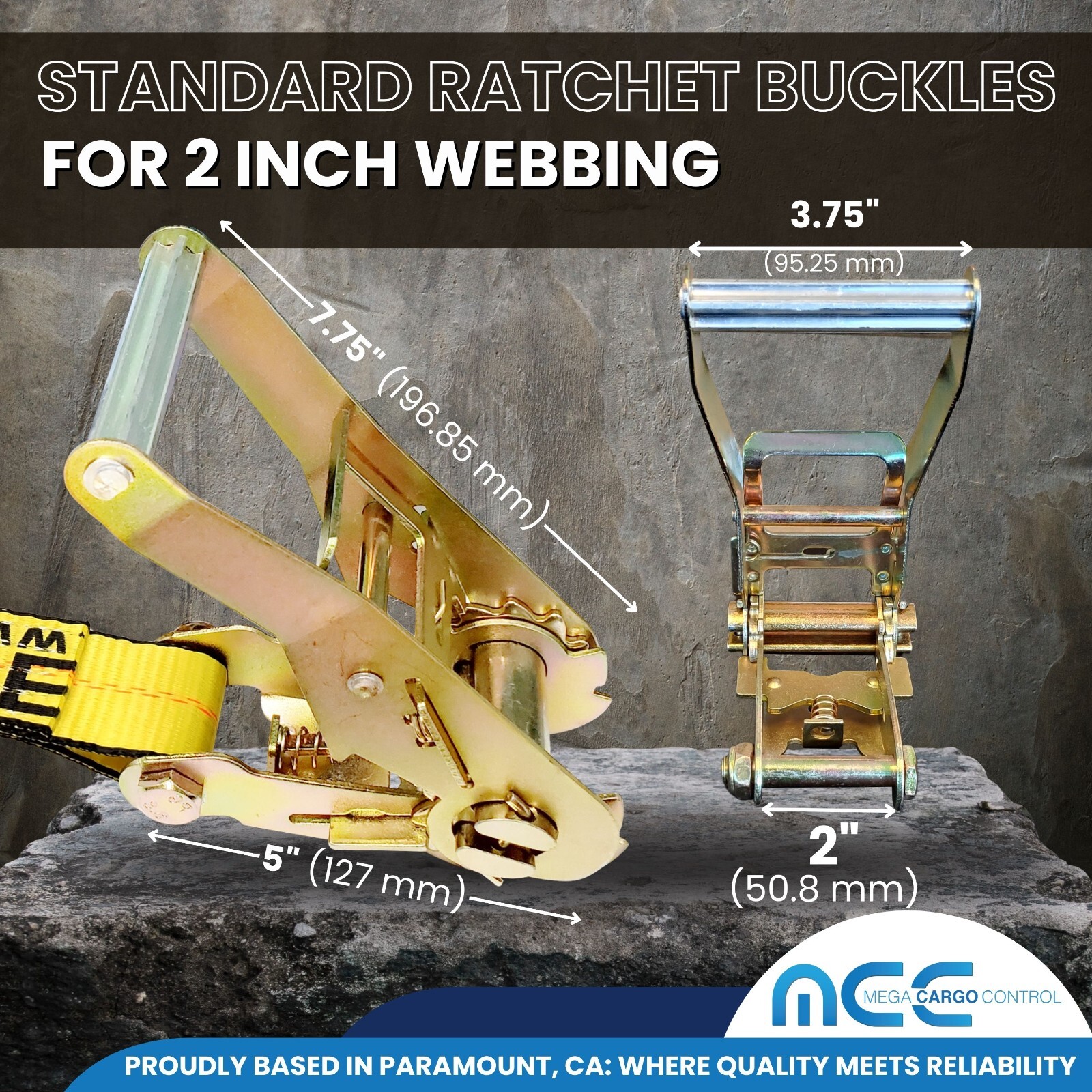 12 Pack 2" x10' Over The Tire Car Hauler Ratchet Tie Down Strap w/ Swivel J Hook