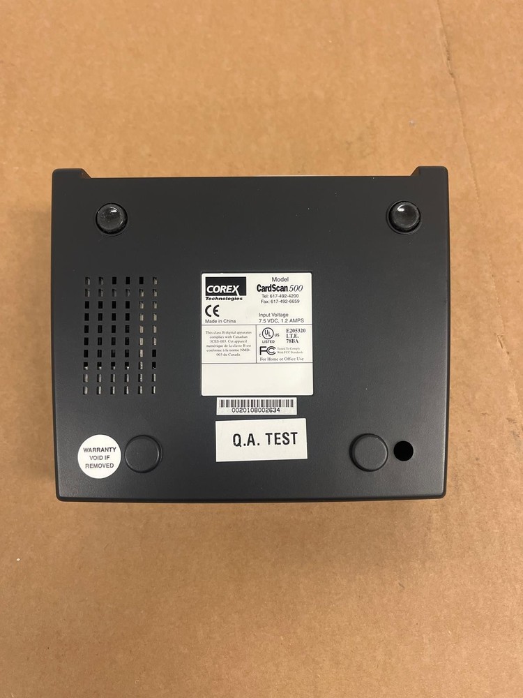 COREX TECHNOLOGIES CARDSCAN EXECUTIVE 500