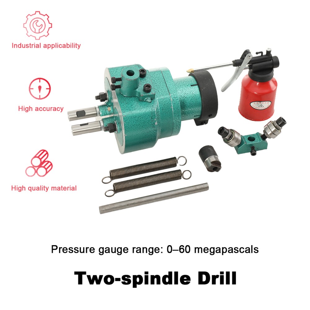 Two-spindle Drill Automatic Tapping Machine For Max Drilling 7mm Speed Ratio 1:1