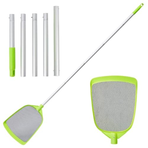 Pool Skimmer Net- Total Length 72 inches Rake with Regular Mesh