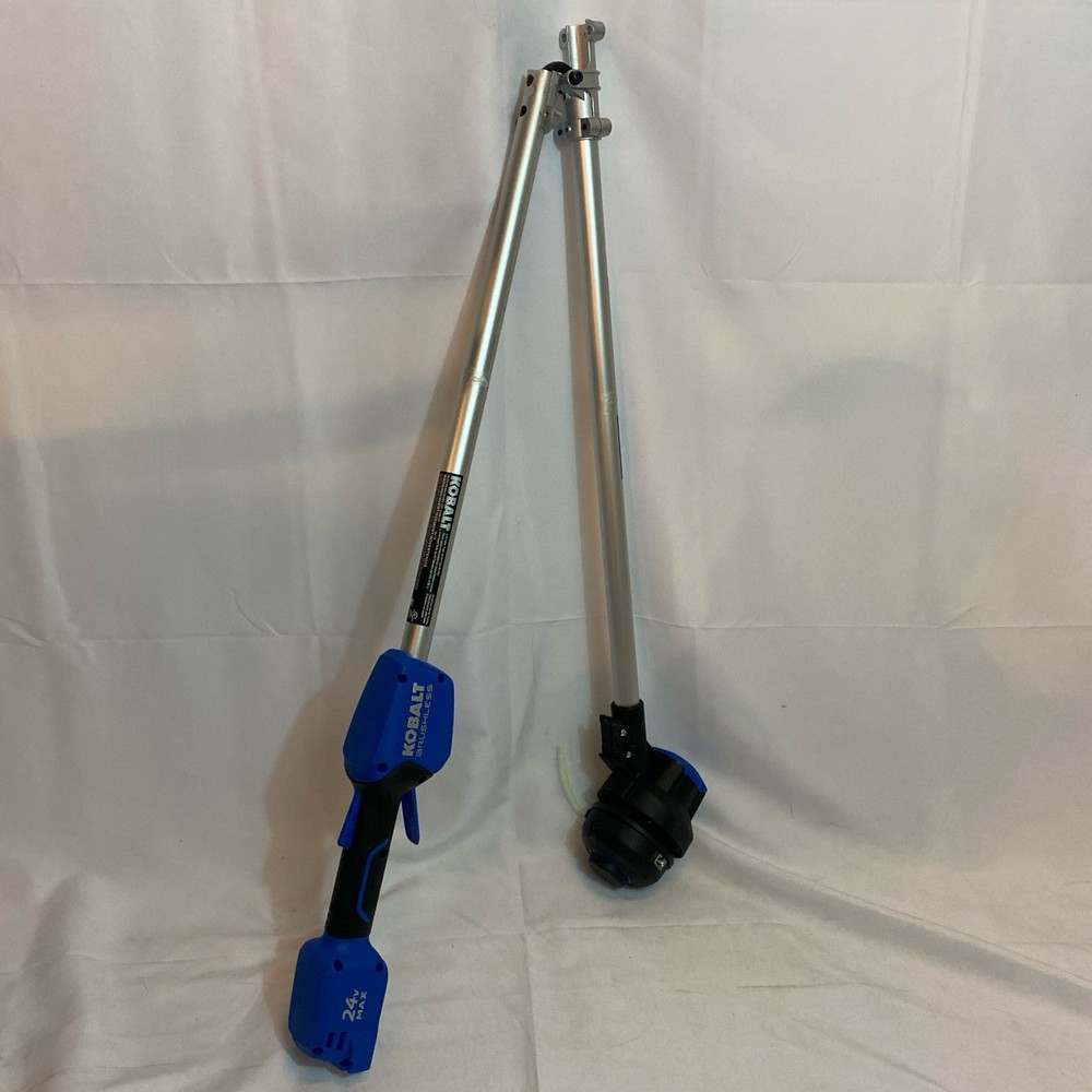 Kobalt 24V Brushless 12in String Trimmer Tool Only Blue/Silver