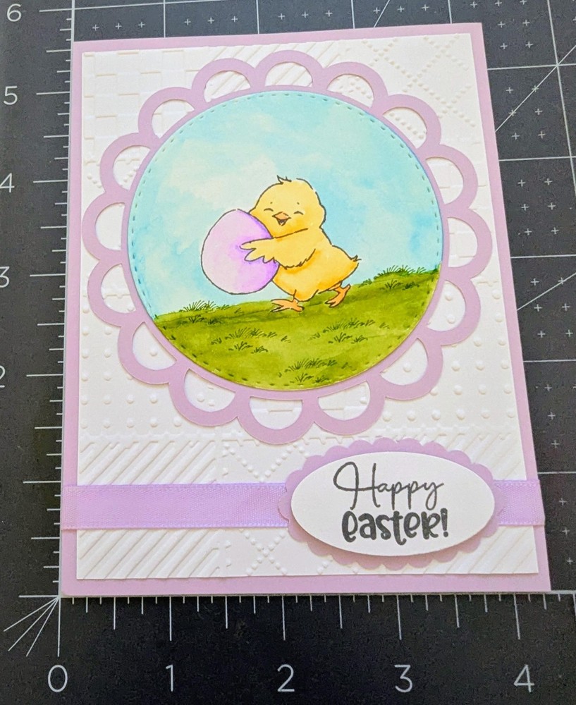 Easter Chick With Egg Easter card kit Made With Some Stampin Up