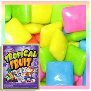 Tropical Fruit Gum/Chiclets, 2LBS