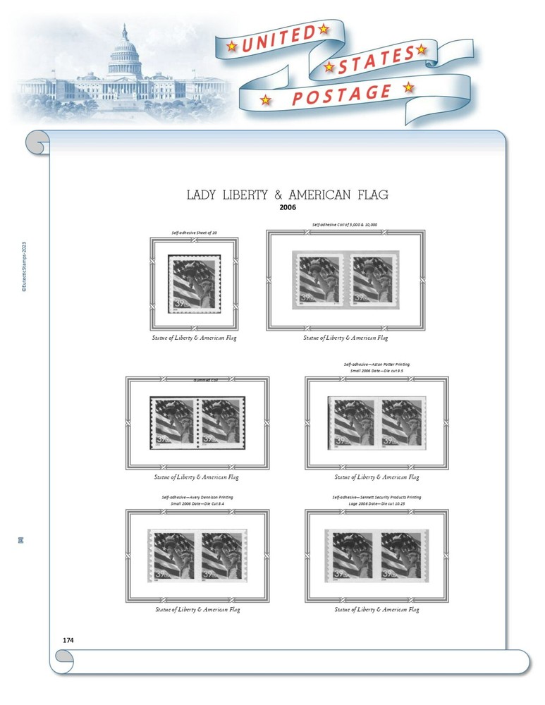 2006 U.S. Regular Issue Singles COMPLETE Supplement (White Ace Alternative)
