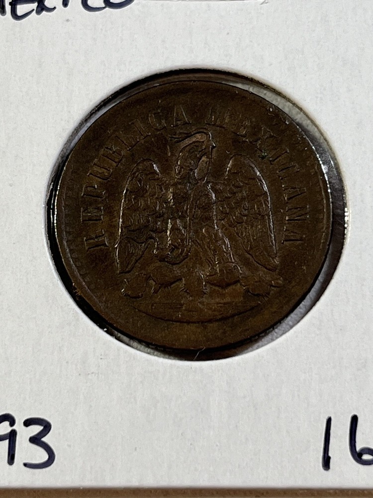1893-Mo Mexico 1 Centavo