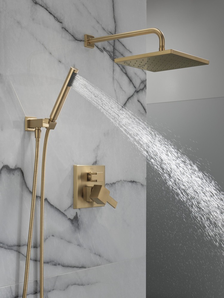 Delta 342701 Modern Square Non Shared Function Shower System - Bronze