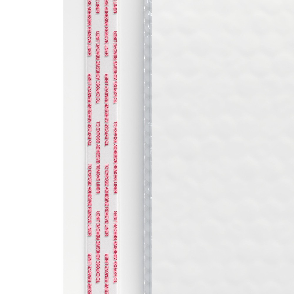 Poly Bubble Mailers #2, 8.5" x 11", Solid White Shipping Mailing, 3 Pack