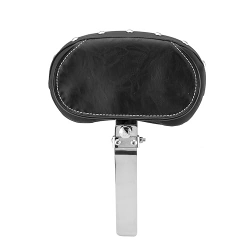 Adjustable Driver Backrest Rider Backrest Pad Chrome Studded Compatible with