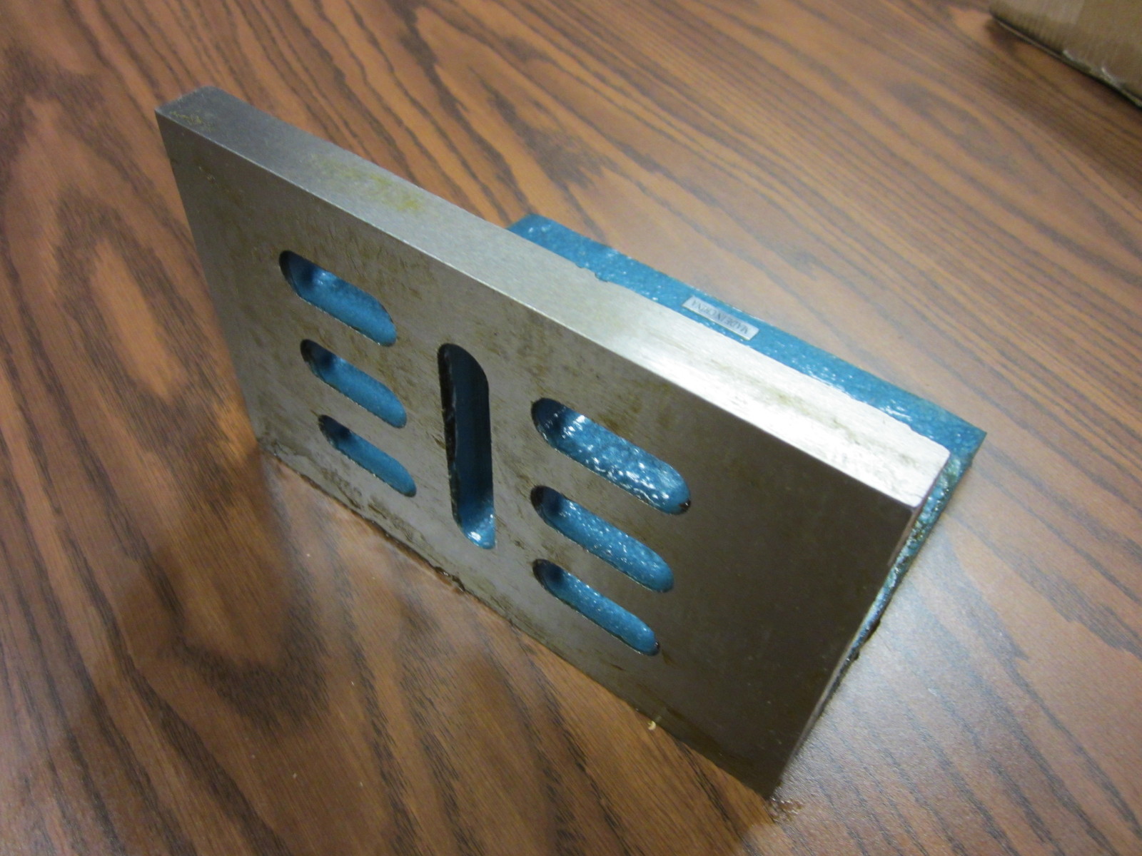 Slotted Angle Plate Open End 4-1/2x3-1/2x3" high tensil cast iron #SAPO-433-new