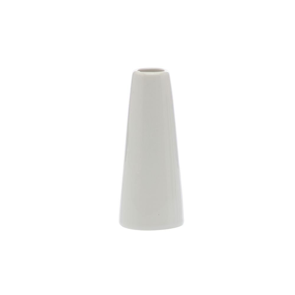 American Metalcraft White Ceramic Prestige 4" Bud Vase Tower