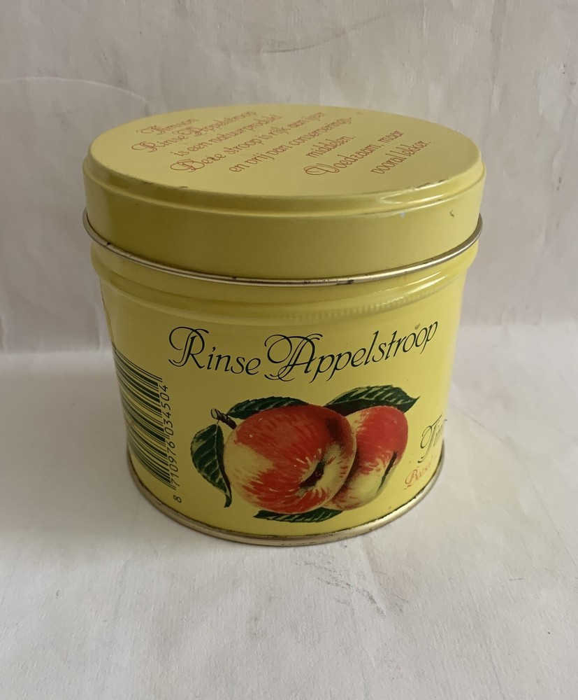 Rinse Appelstroop Tin 3 Inches Tall - EMPTY