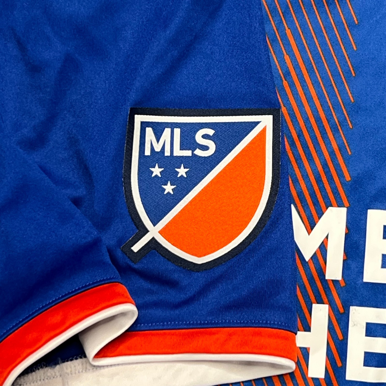 adidas Jersey Mens Large Blue Orange FC Cincinnati Soccer MLS 2019 Climalite