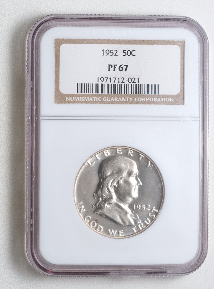 1952 Proof Franklin Half Dollar NGC PF67