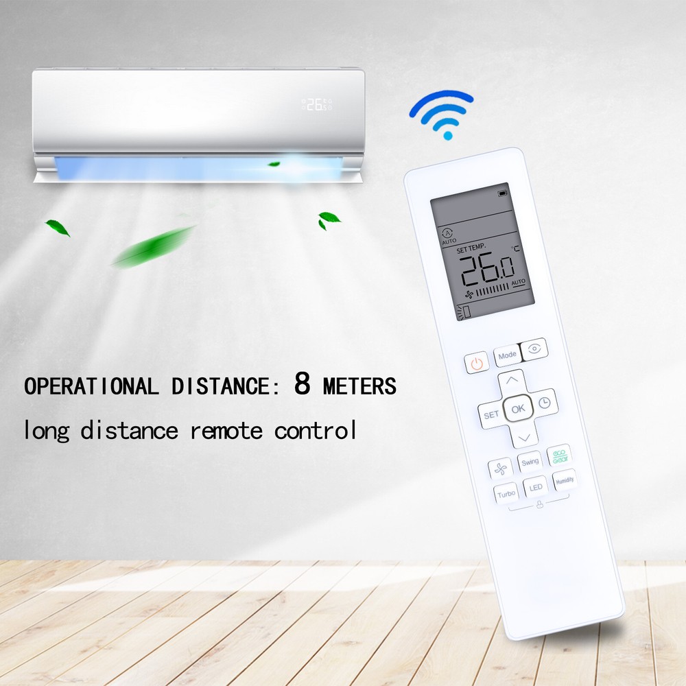 Remote Control For Senville AURA Series Mini Split Air Conditioner
