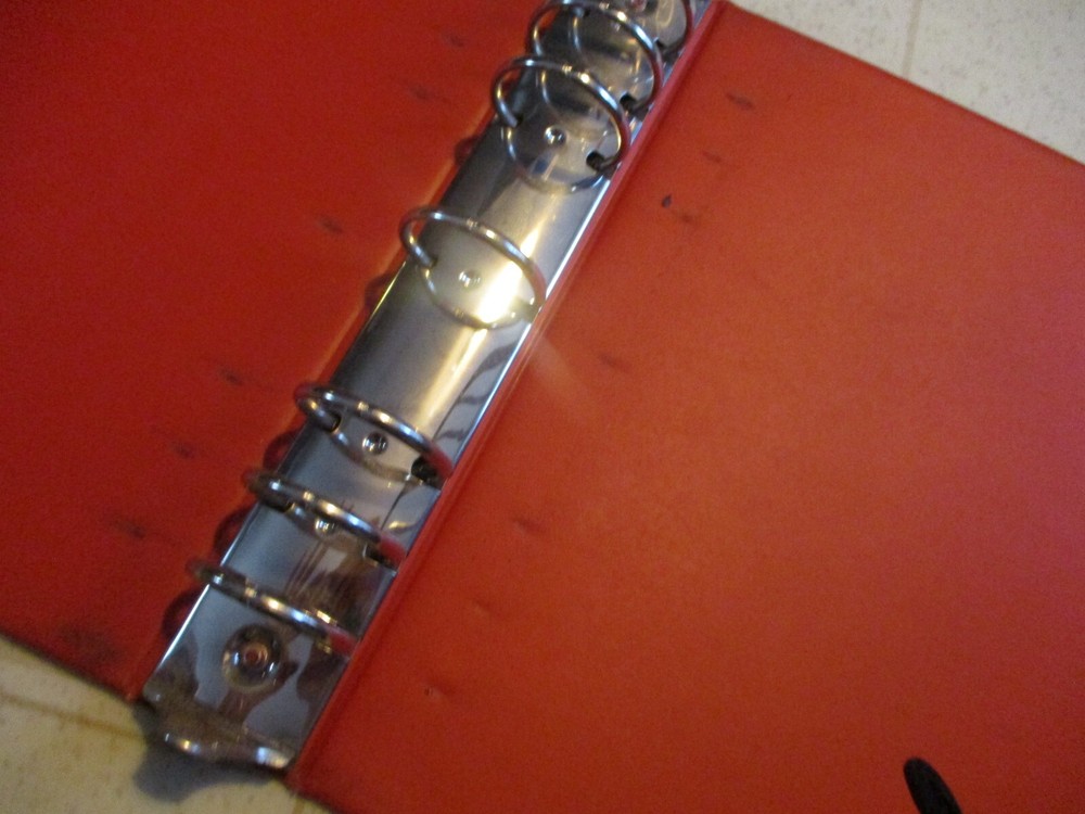Suzuki Empty 7 Ring Manual Literature Binder