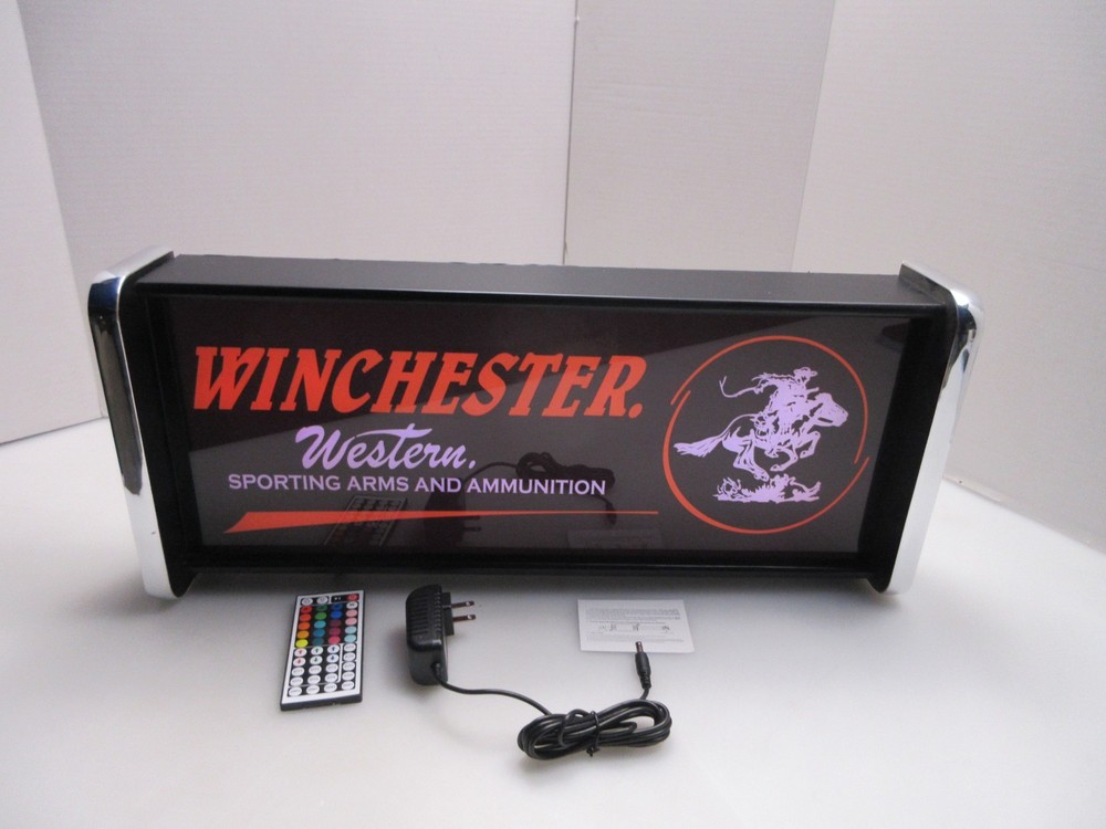 Winchester Western LED Display lighted sign lightbox Wall hanging Light