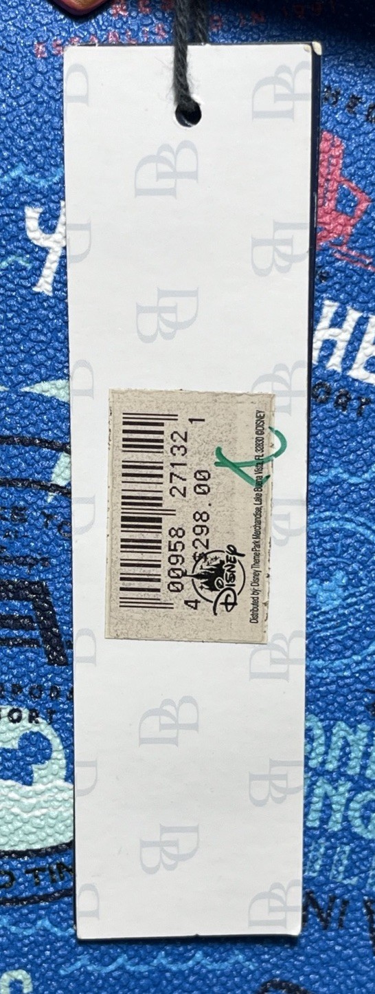 NWT DISNEY DOONEY & BOURKE DVC VACATION CLUB BLUE MINI BACKPACK PURSE 10x10"