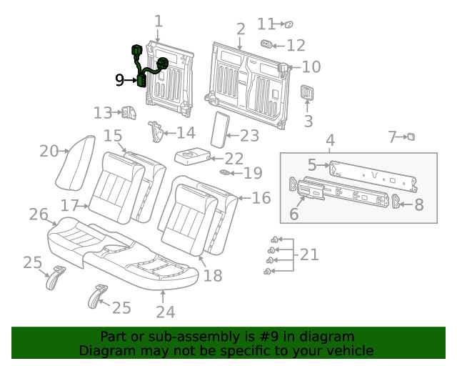 Genuine GM Latch Assembly 22702253