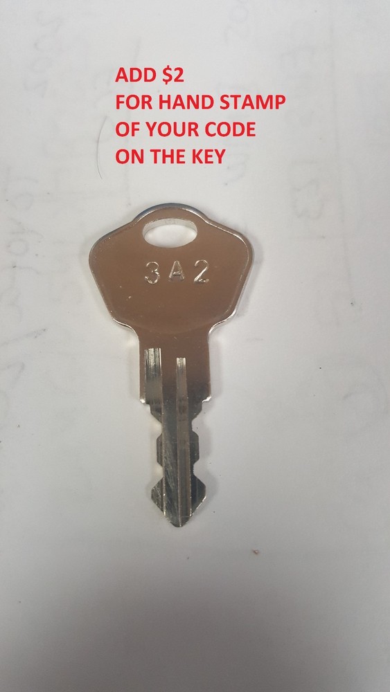 3A2-3Z2 2 New replacement keys for Sentry Safe model 1100, Key Cut To your Code.