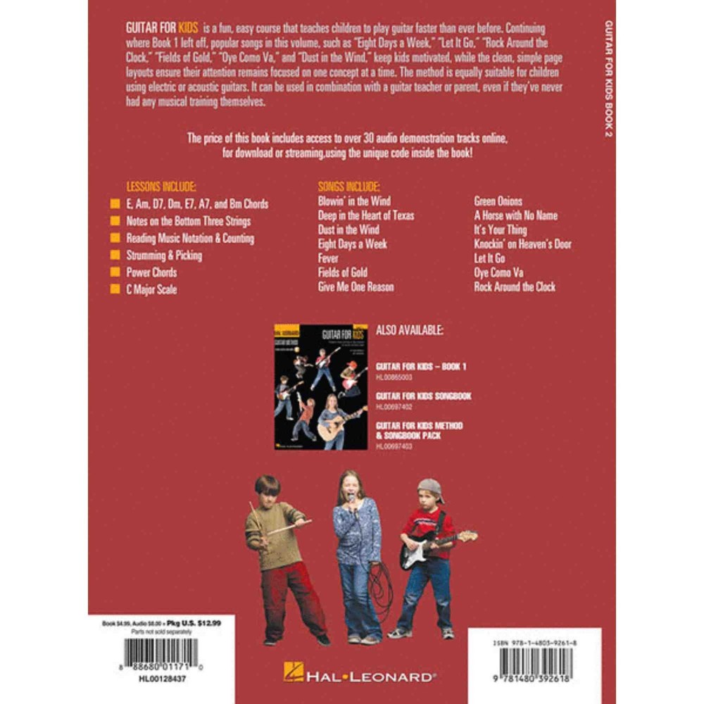 Guitar for Kids - Book 2: Hal Leonard Guitar Method