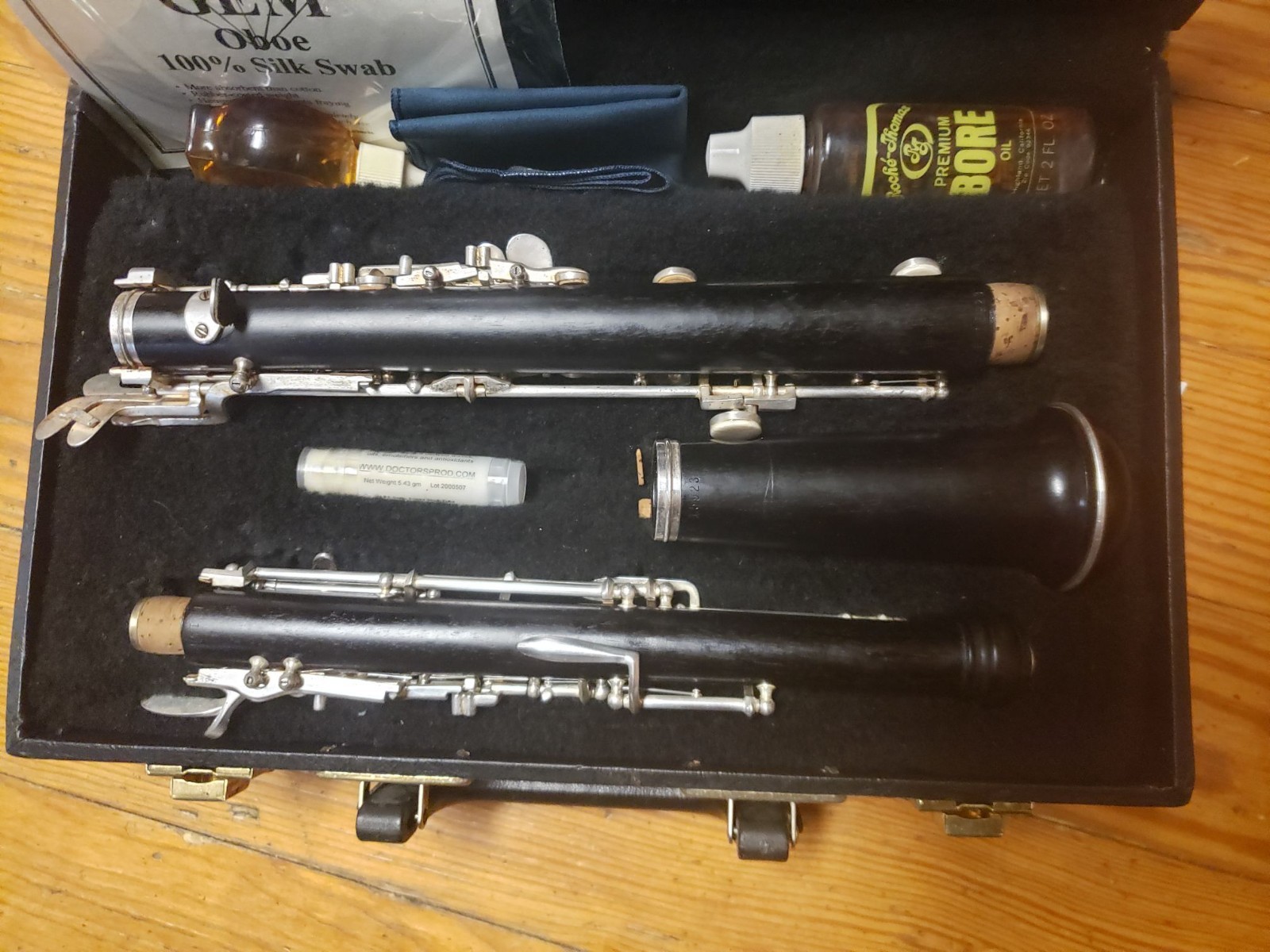Selmer 101 Wood Intermediate Oboe! Left F, Low Bb, Split D/D#, Just Overhauled!