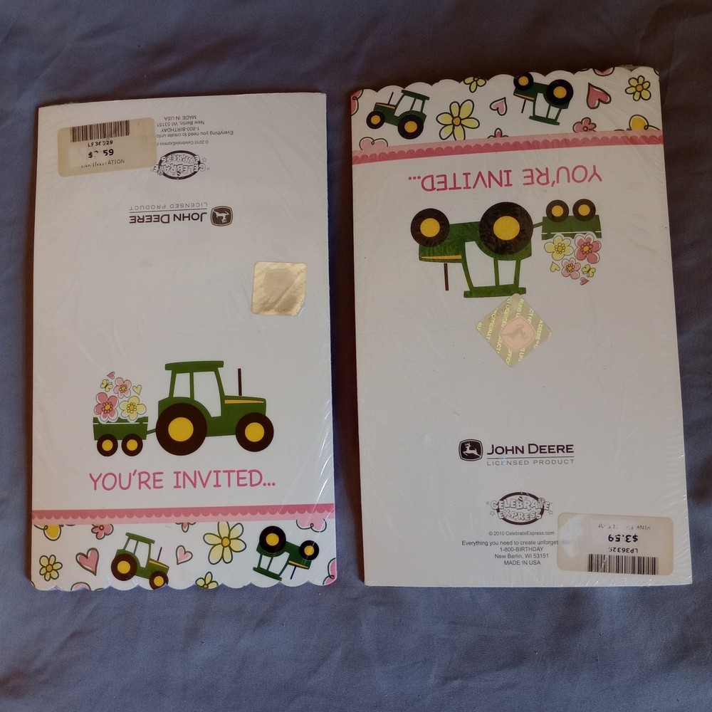 John Deere Party Invitations