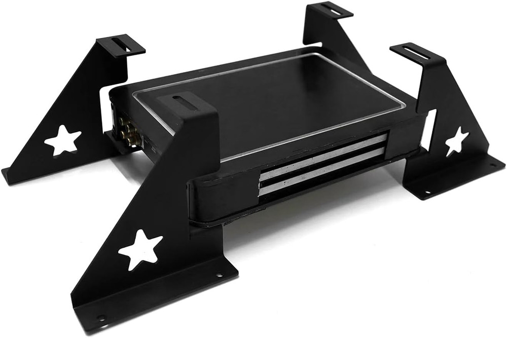 2 Amp Amplifier Rack Audio Rack Systems Stacking Brackets for Sound Equipment