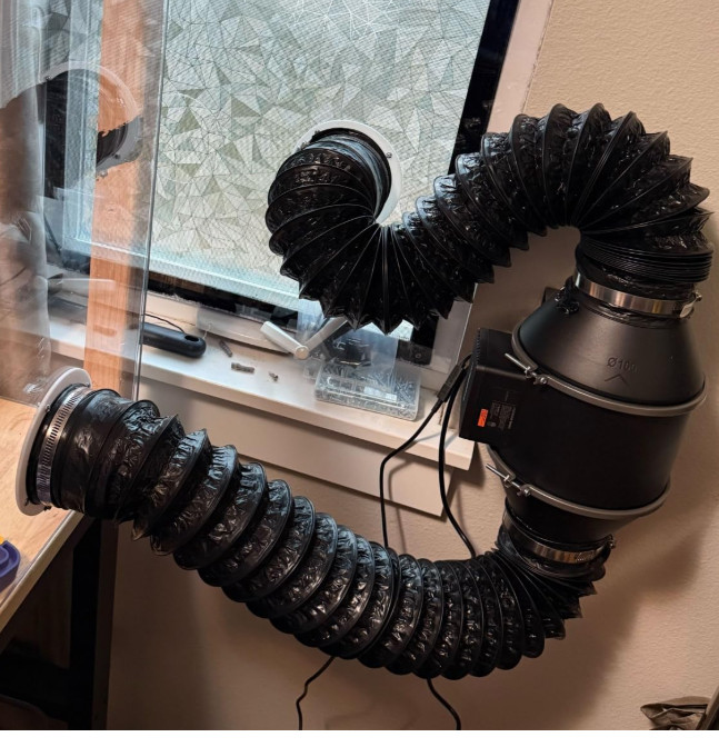 CLOUDLINE PRO S4 4” Quiet Inline Duct Fan with Speed Controller, EC Motor