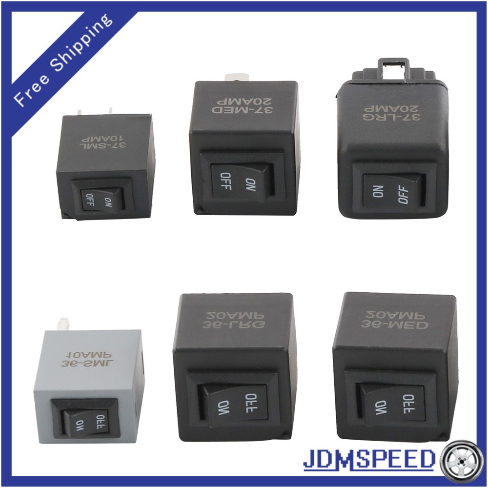 6 Piece Plastic Fuel Pump Relay Bypas Master Kit 9038